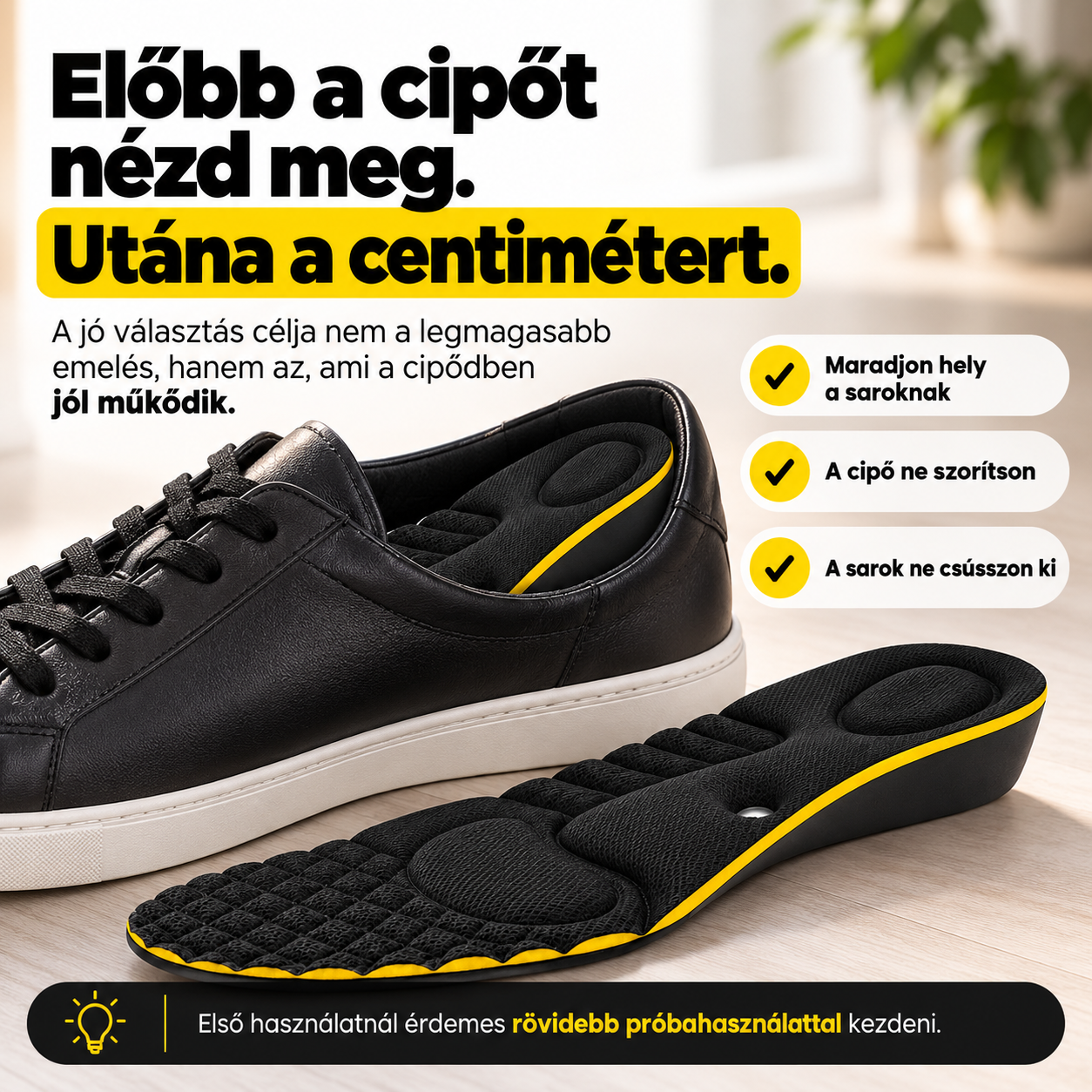 Orto Archie 2, 3, 4 és 5 cm-es sarokemelő változatok