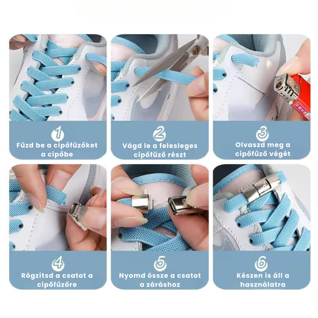 rugger gumis cipőfűző használata
