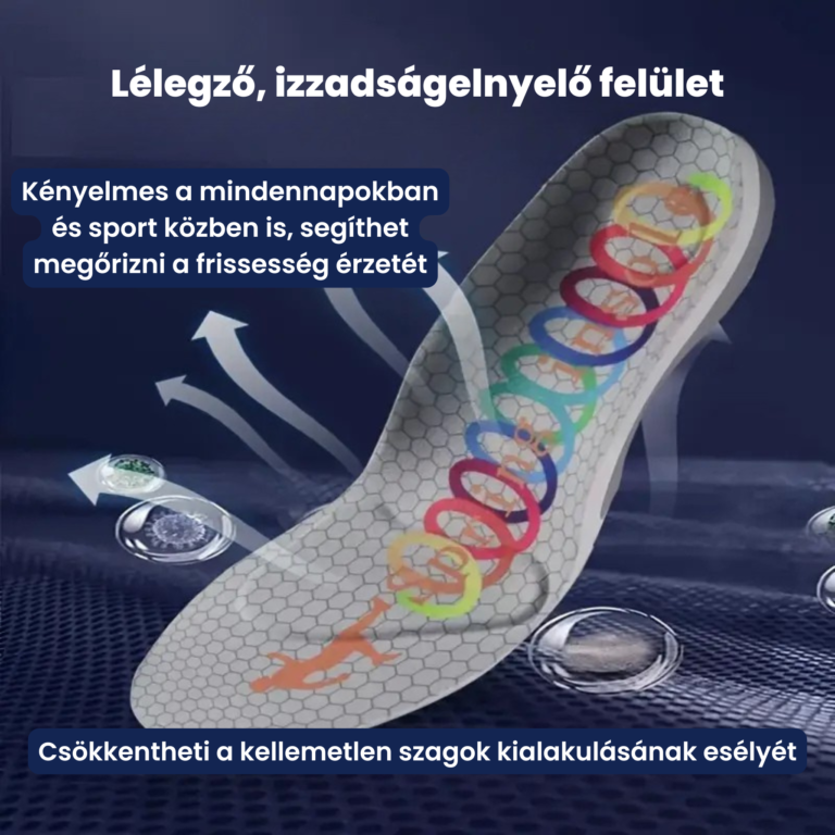 Orto Springo prémium ütéstompító rugós ortopéd talpbetét