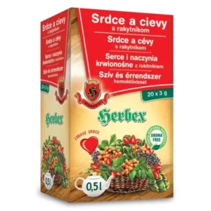 Herbex szív és érrendszeri tea homoktövissel 20x3g 60 g