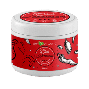 Uw classic lóbalzsam chilivel+7 gyógynövény 500 ml