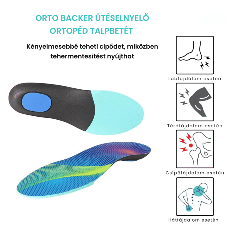 Orto Backer Ütéselnyelő Ortopéd Talpbetét