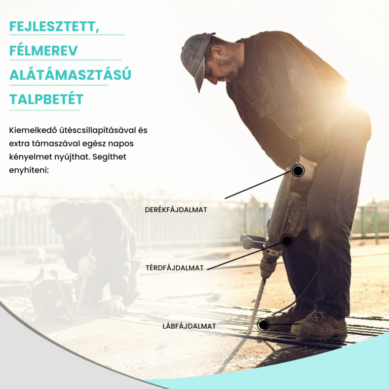 Orto Backer Ütéselnyelő Ortopéd Talpbetét