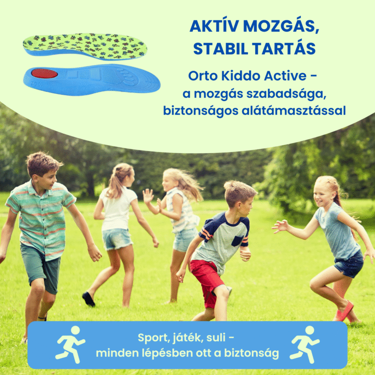 Orto Kiddo Active Ortopéd Gyermektalpbetét
