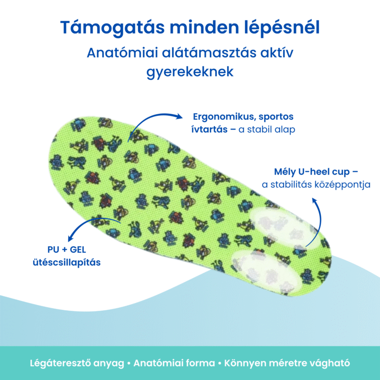 Orto Kiddo Active Ortopéd Gyermektalpbetét