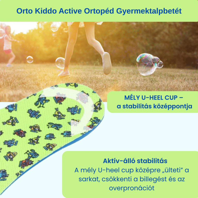 Orto Kiddo Active Ortopéd Gyermektalpbetét