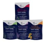 Refresher Spa Lábáztató Epsom Só Válogatott Ásványi Anyagokkal és Növényi olajokkal