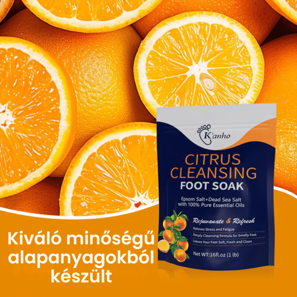 Refresher Spa Lábáztató Epsom Só Válogatott Ásványi Anyagokkal és Növényi olajokkal_teafa olaj