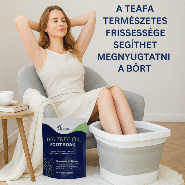 Refresher Spa Lábáztató Epsom Só Válogatott Ásványi Anyagokkal és Növényi olajokkal_teafa olaj