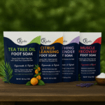 Refresher Spa Lábáztató Epsom Só Válogatott Ásványi Anyagokkal és Növényi olajokkal