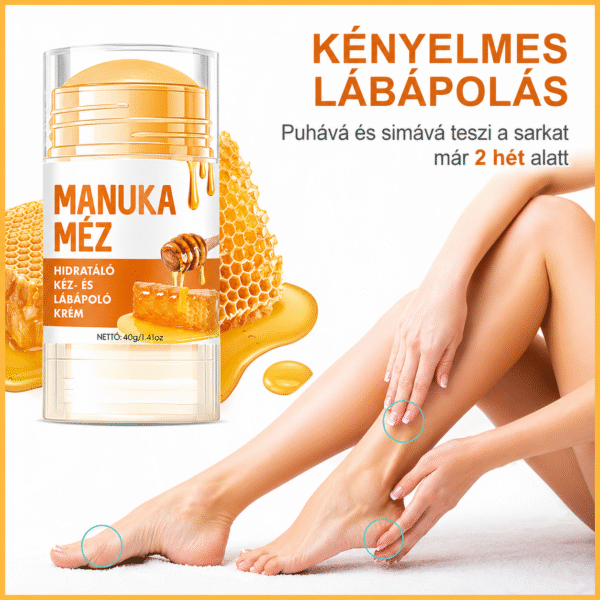 Mézes Manuka Hidratáló Balzsam Száraz Bőrre - Regeneráló Sarok- és Kézkrém