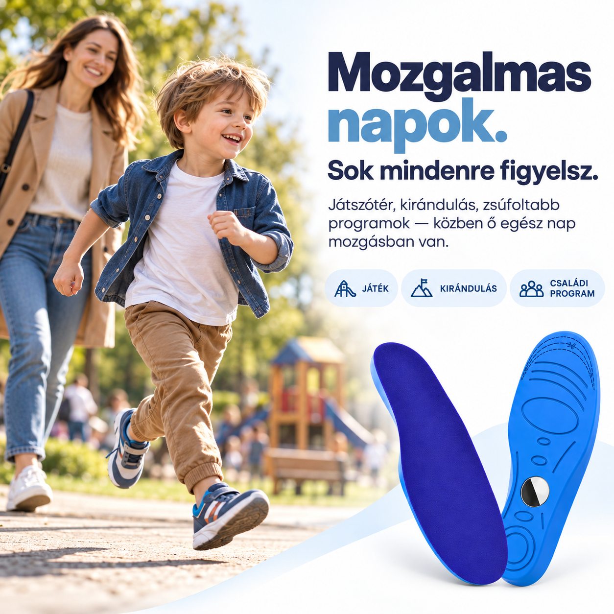 Orto Kiddo Safe gyermektalpbetét mozgalmas gyereknapokra