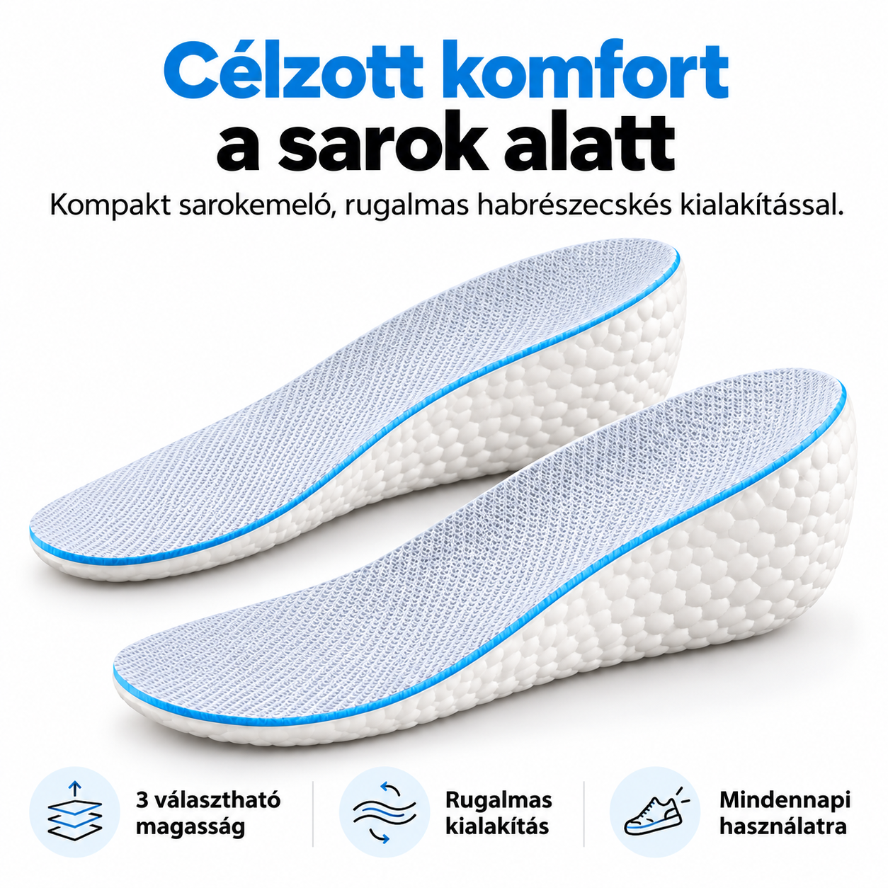 Orto Protect rugalmas habrészecskés sarokemelő három választható magassággal