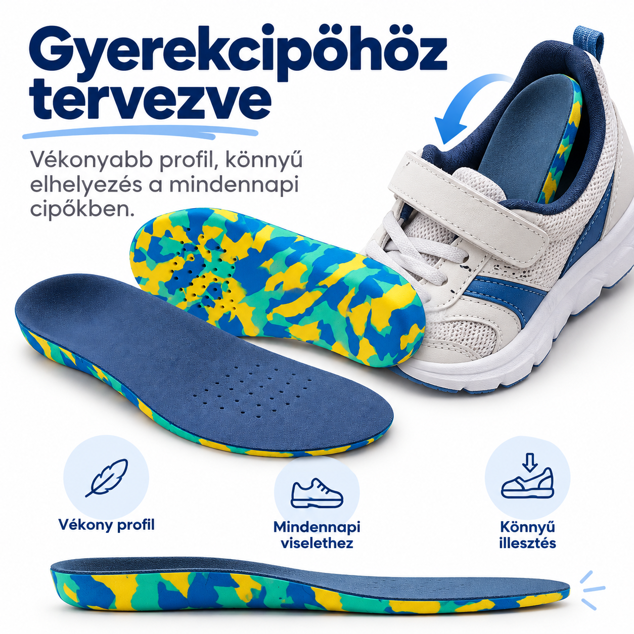 Orto Kiddo Teen gyerekcipőhöz tervezett talpbetét